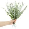 6/12/18pcs Artificial Eucalyptus Leaves Fake Plant Green Branch For Christmas Wedding Party Home Garden Decoration Wreath Flower