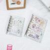 Korean INS A6 Transparent Loose-Leaf Notebook Cover, ABC Flat Replacement, Detachable A7/A8 DIY Style HandBook Shell