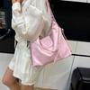Schoolbag Large-capacity Commuter Tote Bag Women's 1011 New Casual Niche Design Single Shoulder Messenger Bag Three-purpose Bag Backpack