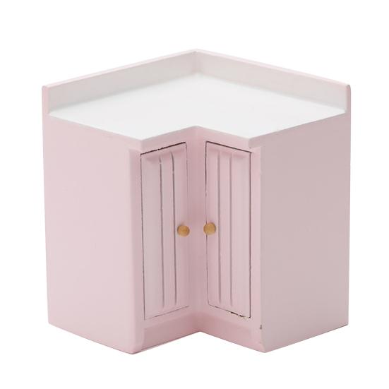 45669 Mini Doll House Kitchen Play Cabinets Cooking Table Sink Counter