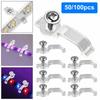 50*Clips+50*Screws/100*Clips+100*Screws Epoxy 10mm/0.4in Anti-rust Ultra-Thin