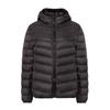 Giacca Piumino Leggera con Cappuccio da Donna - 90% Piuma, Colore Unito, Calda Casual Taglie Forti per Autunno/Inverno.
