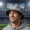 Folding Soccer Pattern Bucket Cap Breathable Football Fisherman Hat  Football Events