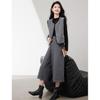 Women's Elegant Wool Blend Three-Piece Suit Set