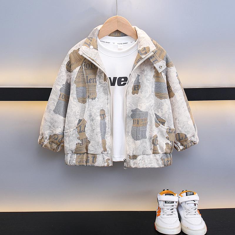 

Boys Trendy Autumn 2025 Jacket – Stylish Fall Coat for Kids 90 cm