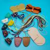 Solid Color Mobile Phone Lanyard Wax Line Long Multi-Color Anti-Lost Rope Versatile Glasses Clip Change Bag Necklace Lanyard