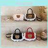 Lace Plush Bear Decoration Single Shoulder Crossbody Bag With Pu Material For Daily Use
