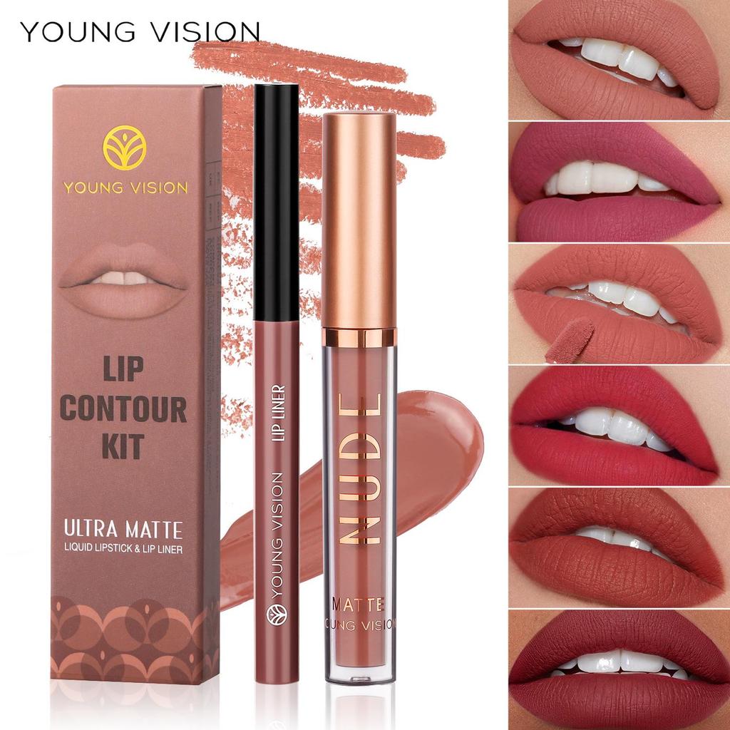 Young Vision 2-Piece Lip Gloss & Liner Set
