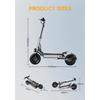 OOTD T90 E-Scooter Peak Power 3000W*2 Motor 60V31.2ah Off-road Electric Scooter 13 Inch Tire All Terrain NFC Features EScooters