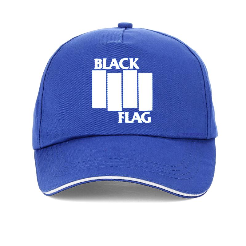 BLACK FLAG Pure Punk Rock Band Baseballkappe Sommer Unisex Hip Hop Hut 100 % Baumwolle Unisex verstellbare Black Flag Kappe