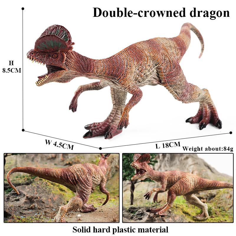 Figurine Oenux Dinozauri Jurasici T-Rex Velociraptor Spinosaurus Dilophosaurus Model Animal Figurine de Acțiune Colecție Jucărie pentru Copii