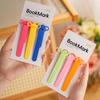 1/3Pcs, Silicone Bookmark Automatically Follows Page Flipping Student Bookmarks Office Stationery, Suitable For Home School