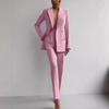 Women's 2 Piece Suit Set Business Blazer Jacket Dressy Pencil Pants Set Professional Work Office Outfits