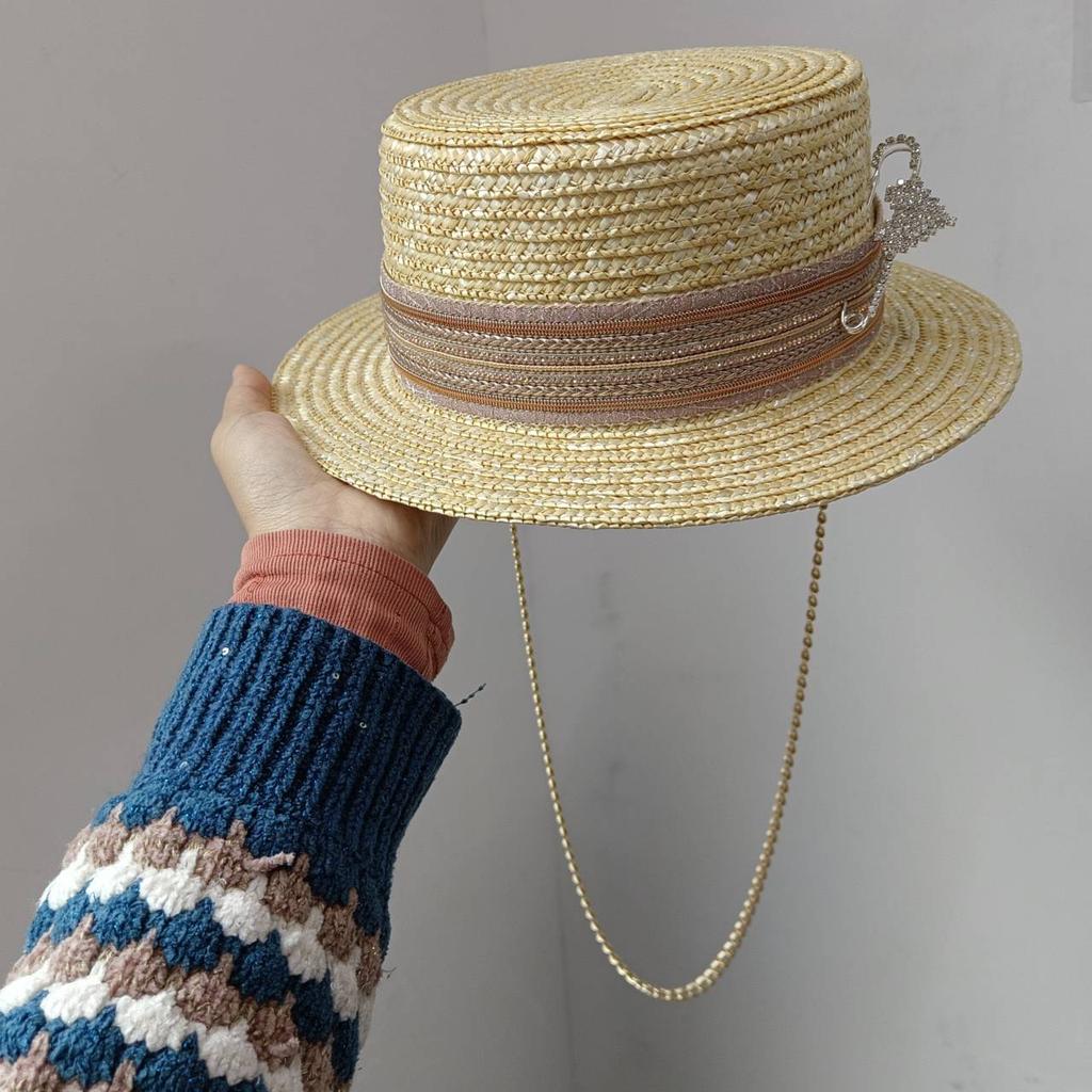 Women's Sun Hat Straw Hat  New Style Paired with Bikini Jazz Hip Hop Summer Hat Punk Fashion Style Beach Hat Church Hat