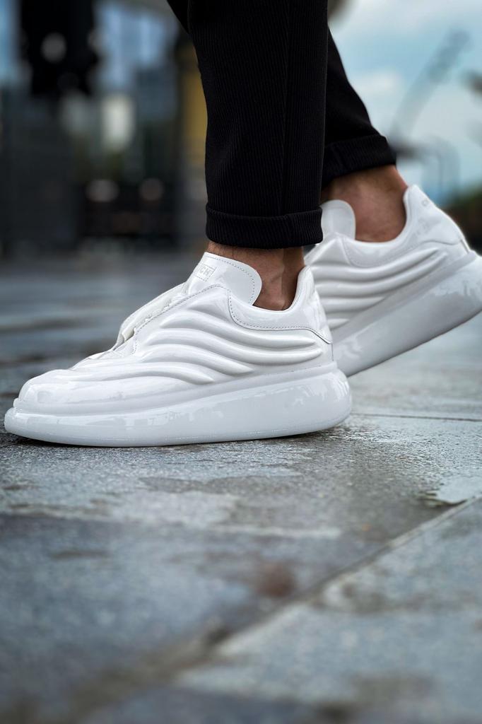 Chekich H Neue Kollektion CH299 Sollievo Herrenschuh Weiß Schwarz Braun Hellbraun