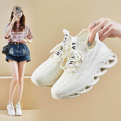 Ins Koreanische Version von fliegenden gewebten Schuhen Sommer neue Studenten Sportschuhe atmungsaktiv Fitness Laufen lässig Streetstyle H8083