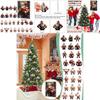 Christmas Holiday Blind Box Series With Acrylic Santa Claus Ornament For Festive Tree Decoration