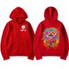 Anime Demon Slayer Zipper Hoodies Kimetsu No Yaiba Funny Boar Head Inosuke Zip Up Hooded Sweatshirts Long Sleeves Hoodies Mens Coats Jackets