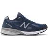 New Balance 990v4 Made in USA Navy 2023 Herren Sneakers Blau Silber U990NV4