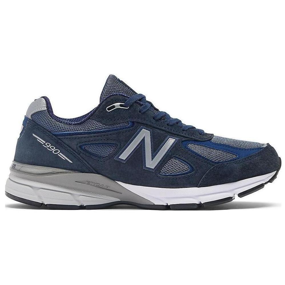 New Balance 990v4 Made in USA Navy 2023 Herren Sneakers Blau Silber U990NV4