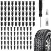 Car Motorcycle Vacuum Tire Repair Nails Tire Puncture Repairing for Truck Scooter Bike Tyre Rubber Vacuum Tyre Repair Nail Kit