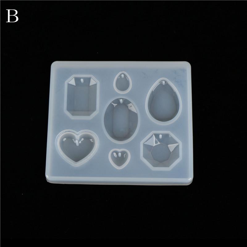 Necklace Pendent Silicone Mould Diy Resin Decorative Craft Jewelry Making Mold