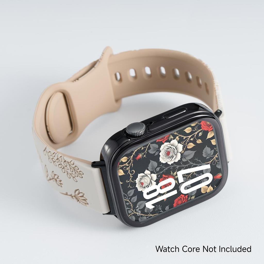 

Strap+Case For Huawei Watch Fit 4 / 4 Pro Protector TPU Case Sport Flower Strap for Huawei Fit 4 4pro 3 band Huawei Fit3