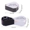 10X 21mm LED Light IlluminatedEye LoupePocket Jewellery- Magnifier- Portable Foldable Magnifying Glass with Lights Gift