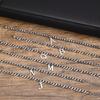 Mens Initials Cuban Links Bracelets,Stainless Steel A-Z 26 Letters Alphabet Charm Chain Wristband Adjustable,Casual Jewelry Gift