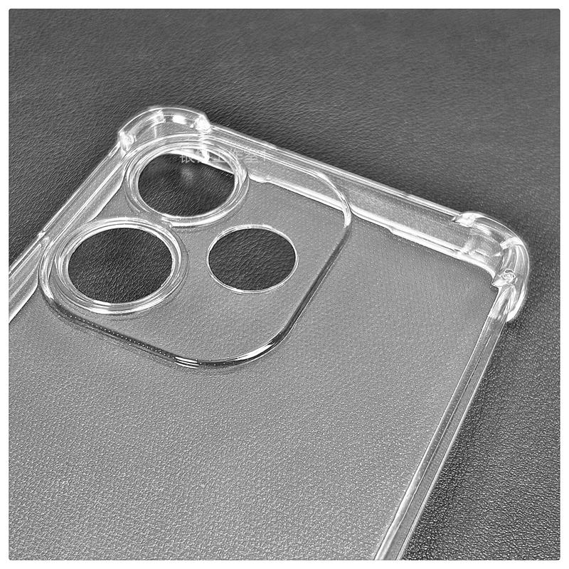 For Honor X8d Case Clear TPU Soft Four corners Anti Fall Protective Phone Back Cover For Honor X8D Shell Shockproof Bumper