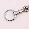 Horse Bits Hollow Jointed Mouth Snaffle Bits Keychain Alloy Keychain Single Connector Horse Bit Key Knot Snaffle Bits Keychain