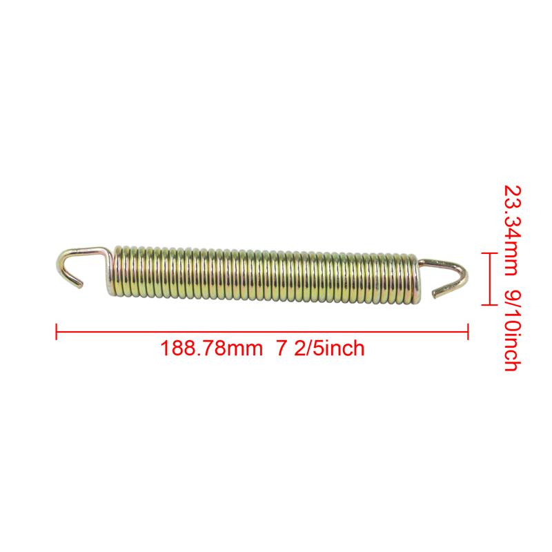 2PCS Extension Spring 732-0459C 732-0459B Compatible with Cub Cadet Mower 14AU844H401 CC30 GT-1554 GT-1554VT I1050 ZTT50