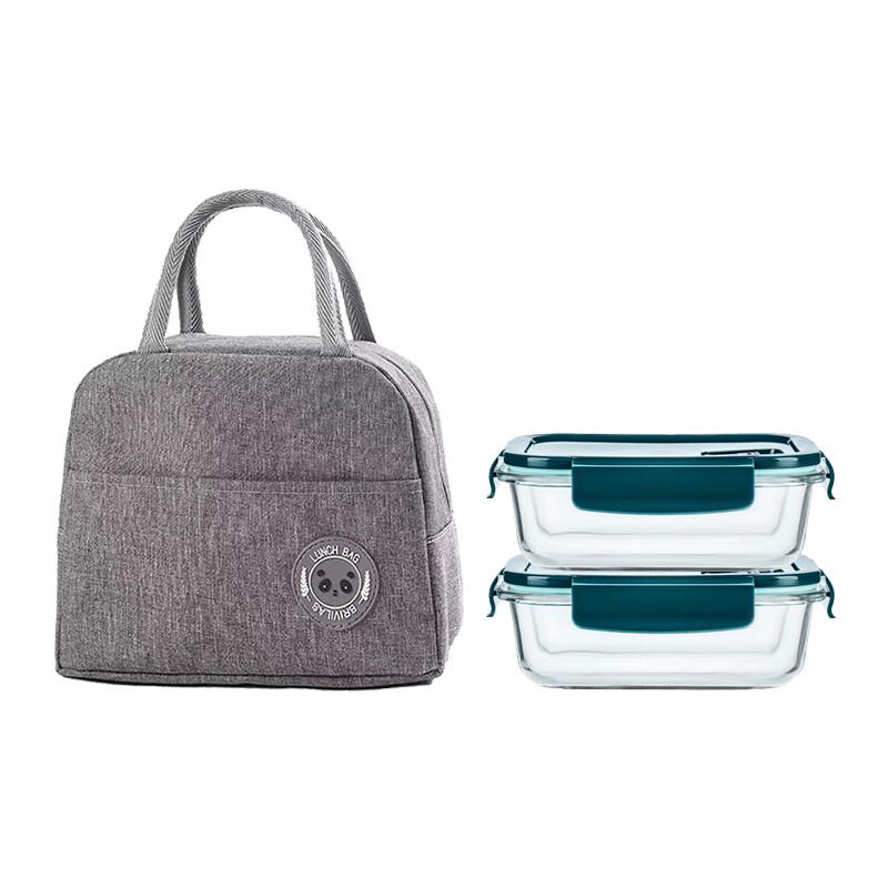 Набор прозрачных стеклянных контейнеров для хранения продуктов Мэйлин