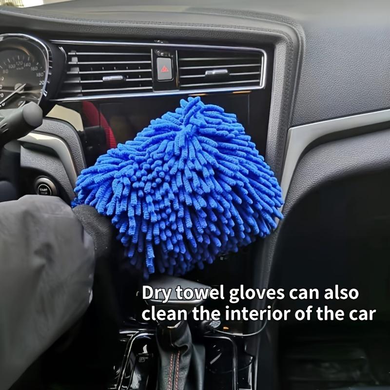 Microfiber Car Wash Gloves Chenille Car Mitt Cleaning Tool Car Detailing Thick Car Care Detailing Brushes Washer Sponge