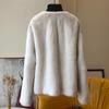Imitation Mink Imitation Fur Fur Coat Collar Fashion Imitation Mink Coat Women's Short Light Winter