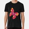 Butterfly Hippy S To 5XL Made In the USA T-shirt