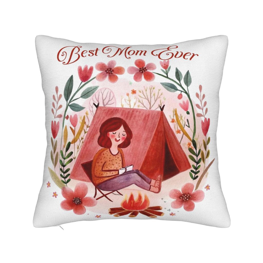 Decorative Pillow Covers Happy Mother'S Day Merch Home Throw Pillow Case Cover Zippered Multi Size