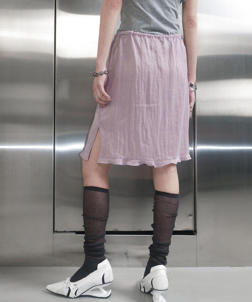 Seutillesseodi Rope Crinkle Skirt