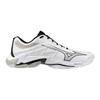 Mizuno Wave Lightning Elite Volleyball Size 2E Shoes, White/Black, 24.0 cm,