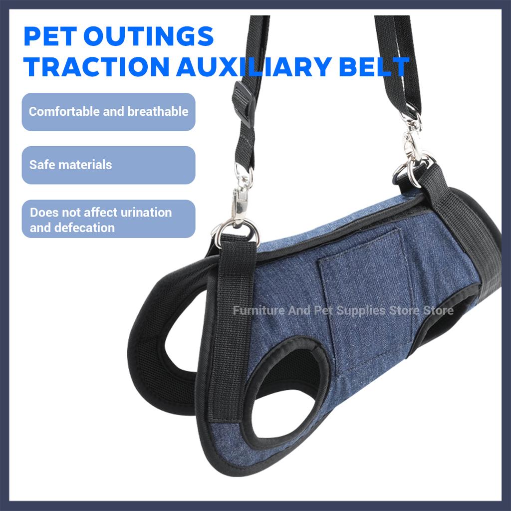 Pet Dog Traction Rope Auxiliary Strap Trimming Nail Beauty Clothing Pet Beauty Hammock Single Shoulder Handheld Chest Strap