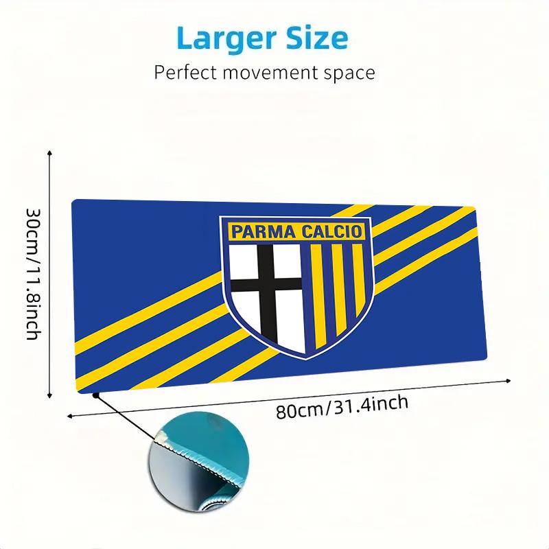 Parma Calcio Print  Cushion Non-slip Laptop Tablet Big Mousepad XXL Mat Mini PC Playmat With Lock edge