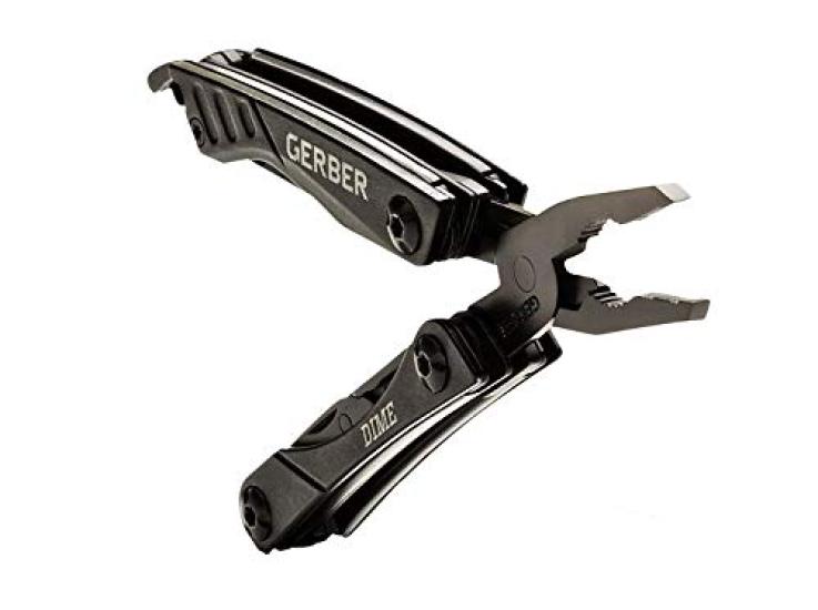 Durable Gerber DIME Compact with Available in Black Multi-Tool Pliers, чёрный