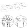 Clear Acrylic Comb Organizers With 11 Slots Space Saving Wall Mounted Rack For Stylists Shears Scissors Storage