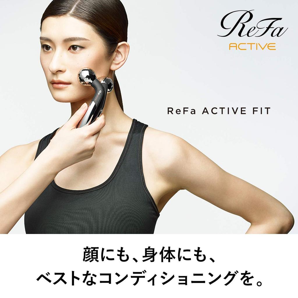 MTG ReFa Active Fit Schwarz Körper Hersteller (Gesicht & Pinsel) [Originalprodukt]