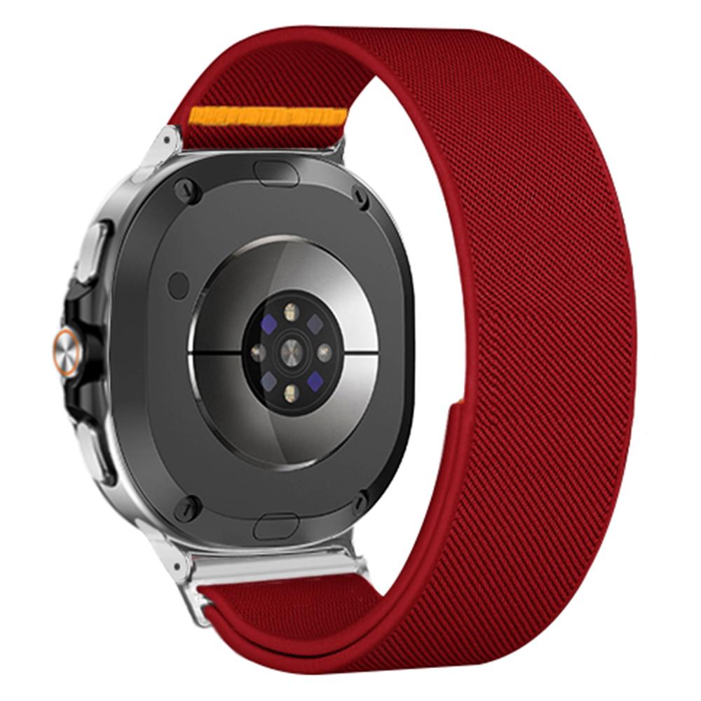 Nylon Watch Band for Samsung Galaxy Watch8 44mm/40mm/Watch8 Classic 46mm Adjustable Elastic Replacement Strap