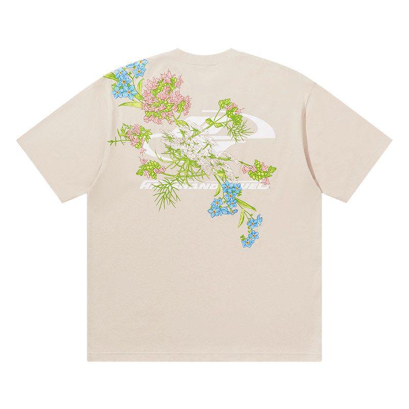 Cleanfit Street Florals Chinese Style Short Sleeve Embroider