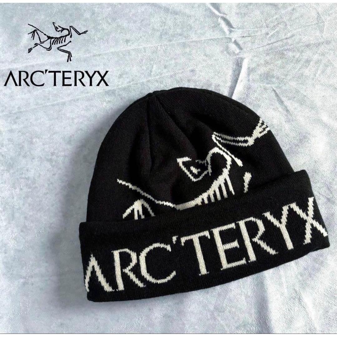 Used ARC TERYX black knit hat