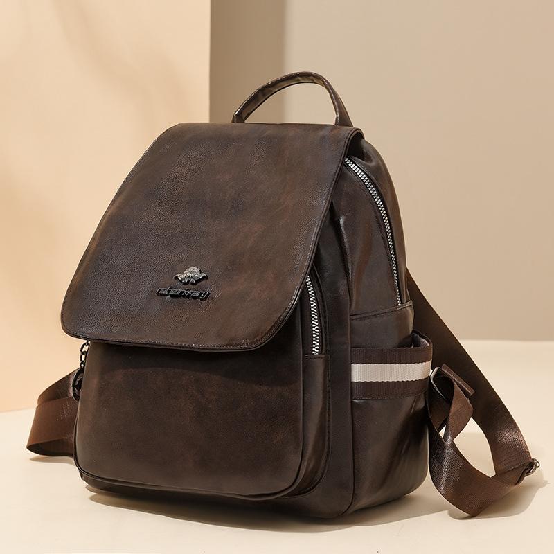 Rucksack mit großem Fassungsvermögen für den lässigen Pendelverkehr, einfacher und trendiger Rucksack, modischer Schulrucksack für Studenten