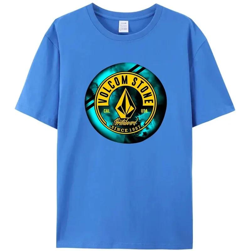 High Quality Custom TShirt Summer T-Shirt Volcom stone100% Cotton Amazing Comfortable Top Black Casual Tops Clothing