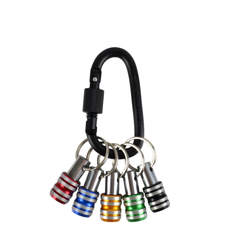 1/4 Hex Shank Screwdriver Bit Holder Set 5-12Pcs Aluminum Push To Unlock for Handyman Construction Site Use
